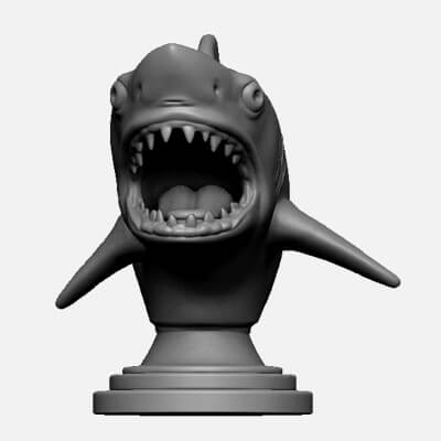  Shark Head Bust