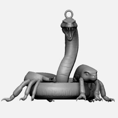  Snake Pendant