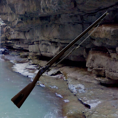 British Baker Rifle and Bayonet Free for Daz Studio