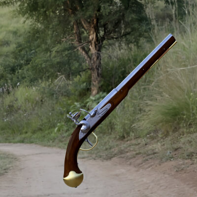 Early 18th Century English Dragoon Pistol for DAZ Studio