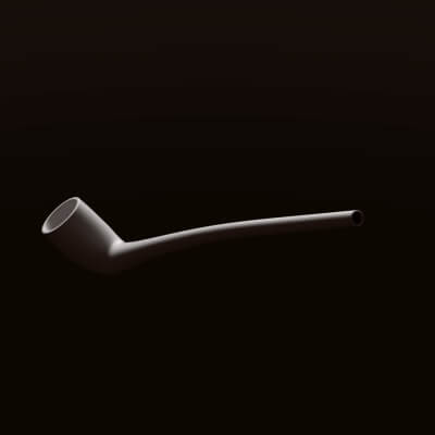 Historical English Clay Smoking Pipe for DAZ Studio