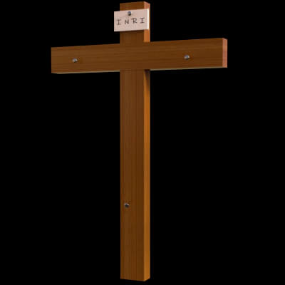 Cross for Easter with Genesis 9 and 8 Male Poses