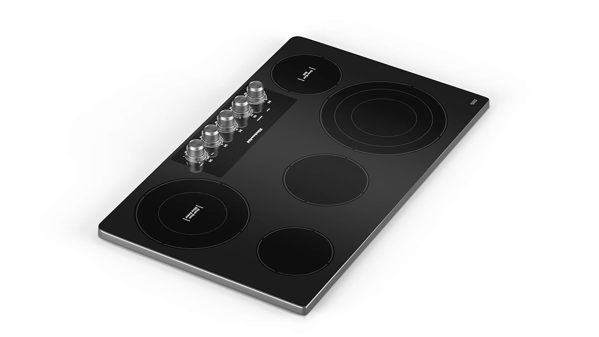 KitchenAid Electric Cooktop Kces556Hss 3D Model by enamulroni