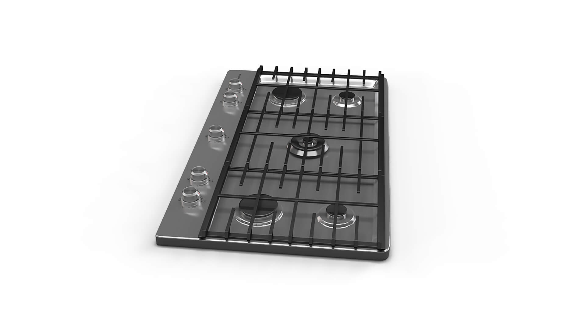 KitchenAid Gas Cooktop Kcgs556Ess 3D Model by enamulroni