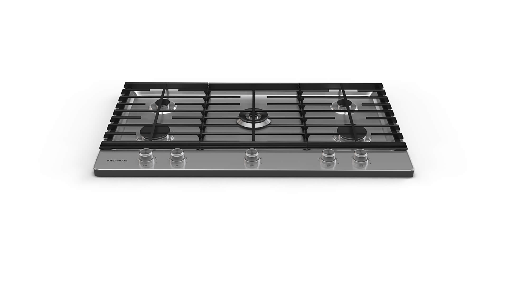 KitchenAid Gas Cooktop Kcgs556Ess 3D Model by enamulroni