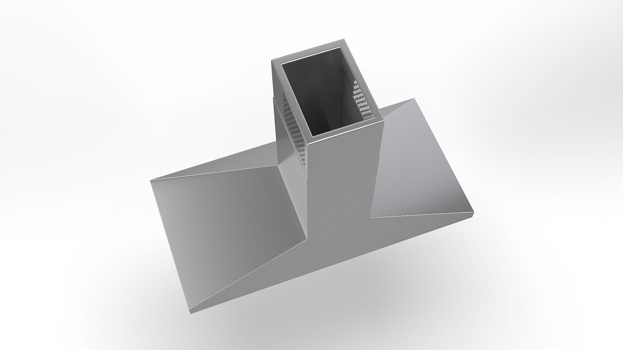 Whirlpool 36Inch Chimney Wall Mount Range Hood Wvw73Uc6Ls 3D Model by