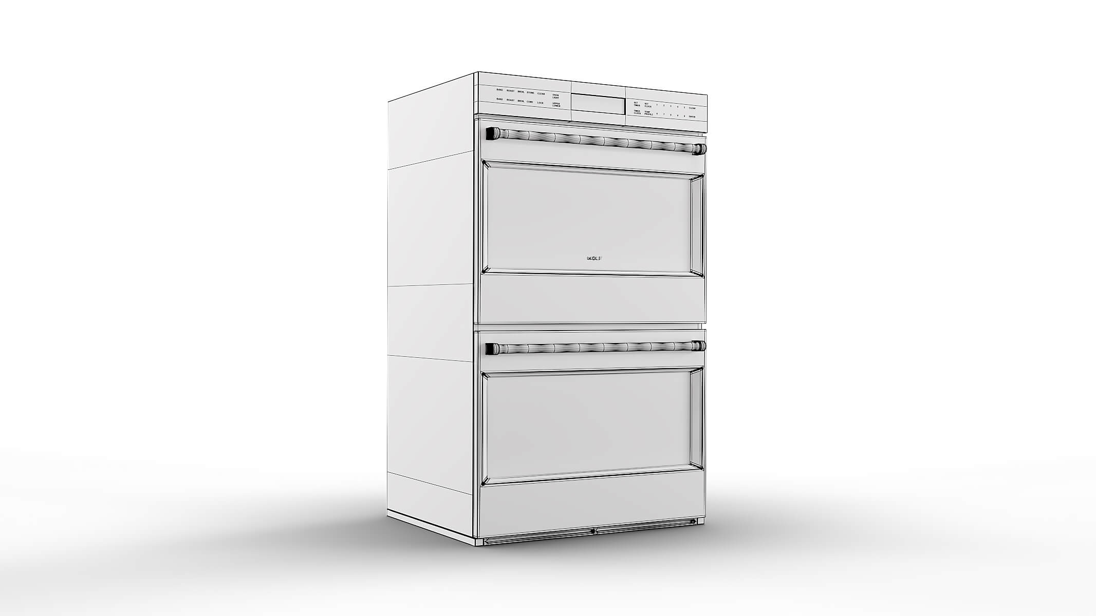 Wolf Wall Oven DO30PESPH 3D Model by enamulroni