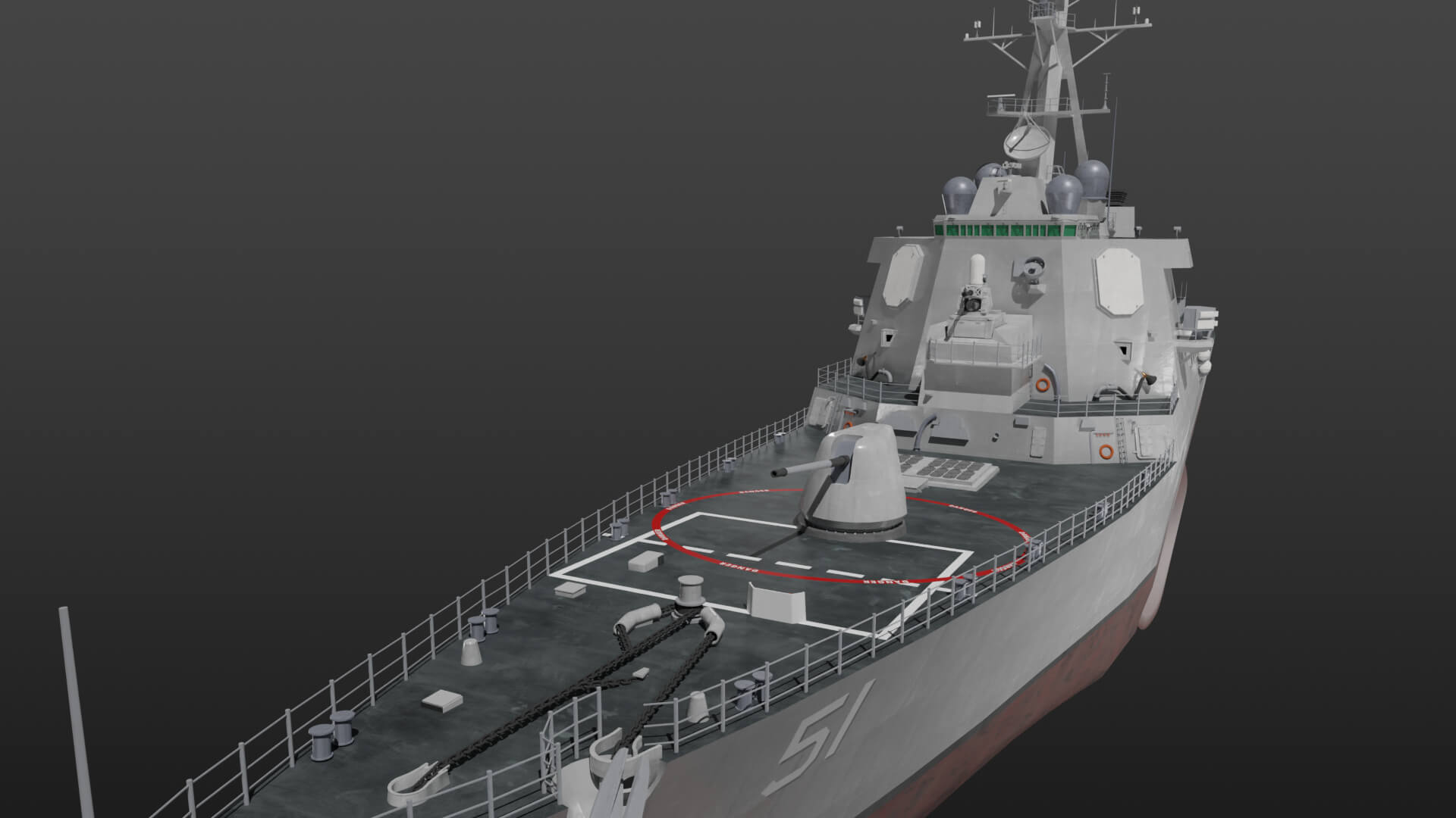 Arleigh Burke Flight I - 3D Model by ennuishao