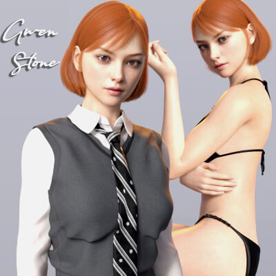 Gwen Stone for Genesis 8 Female