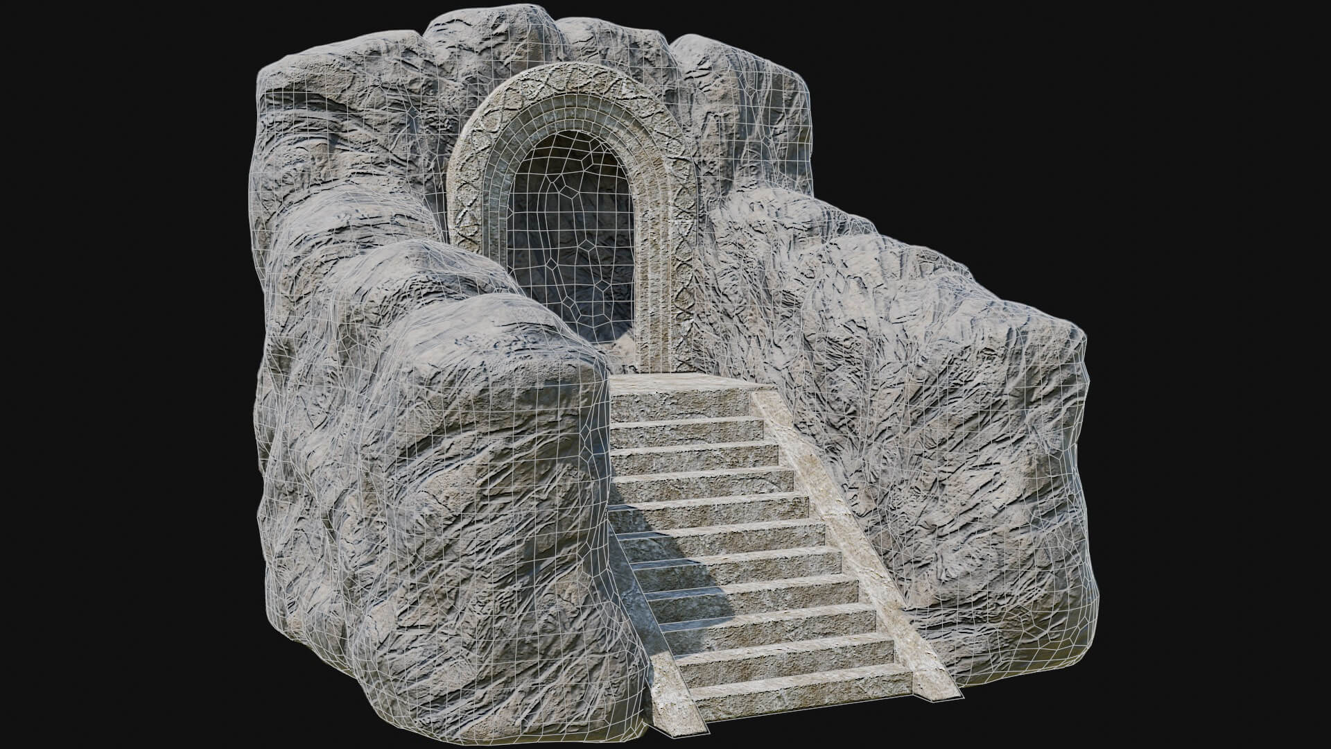 Ancient Stone Portals Collection - 3D Model by Enterables