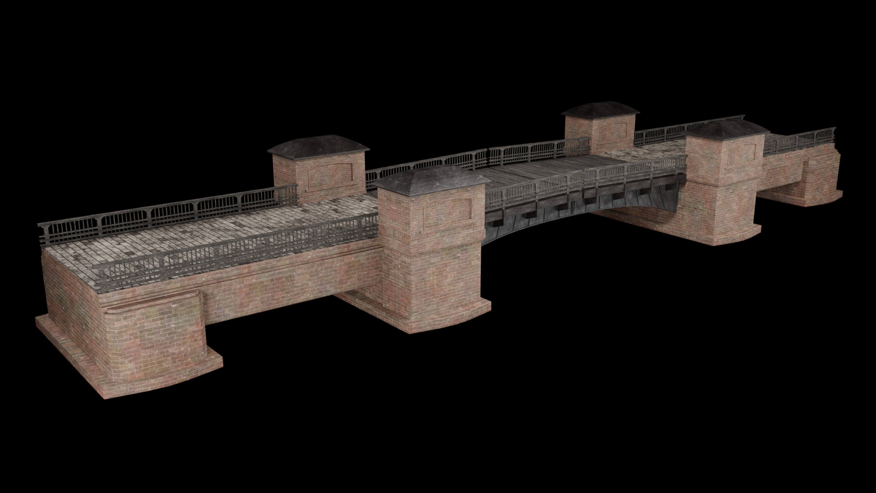 Bascule Bridge Collection - 3D Model by Enterables