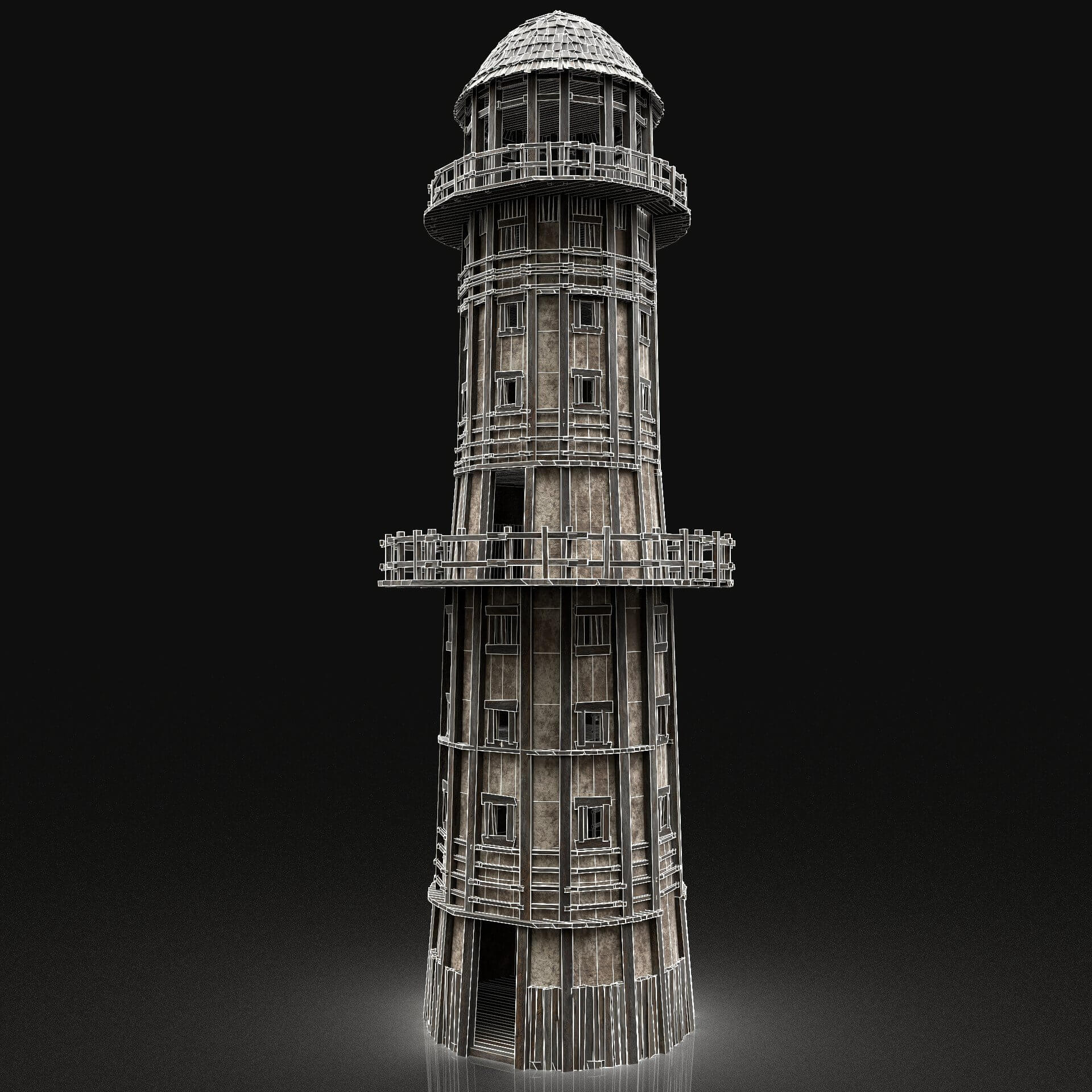 Watchtower Collection - 3D Model by Enterables