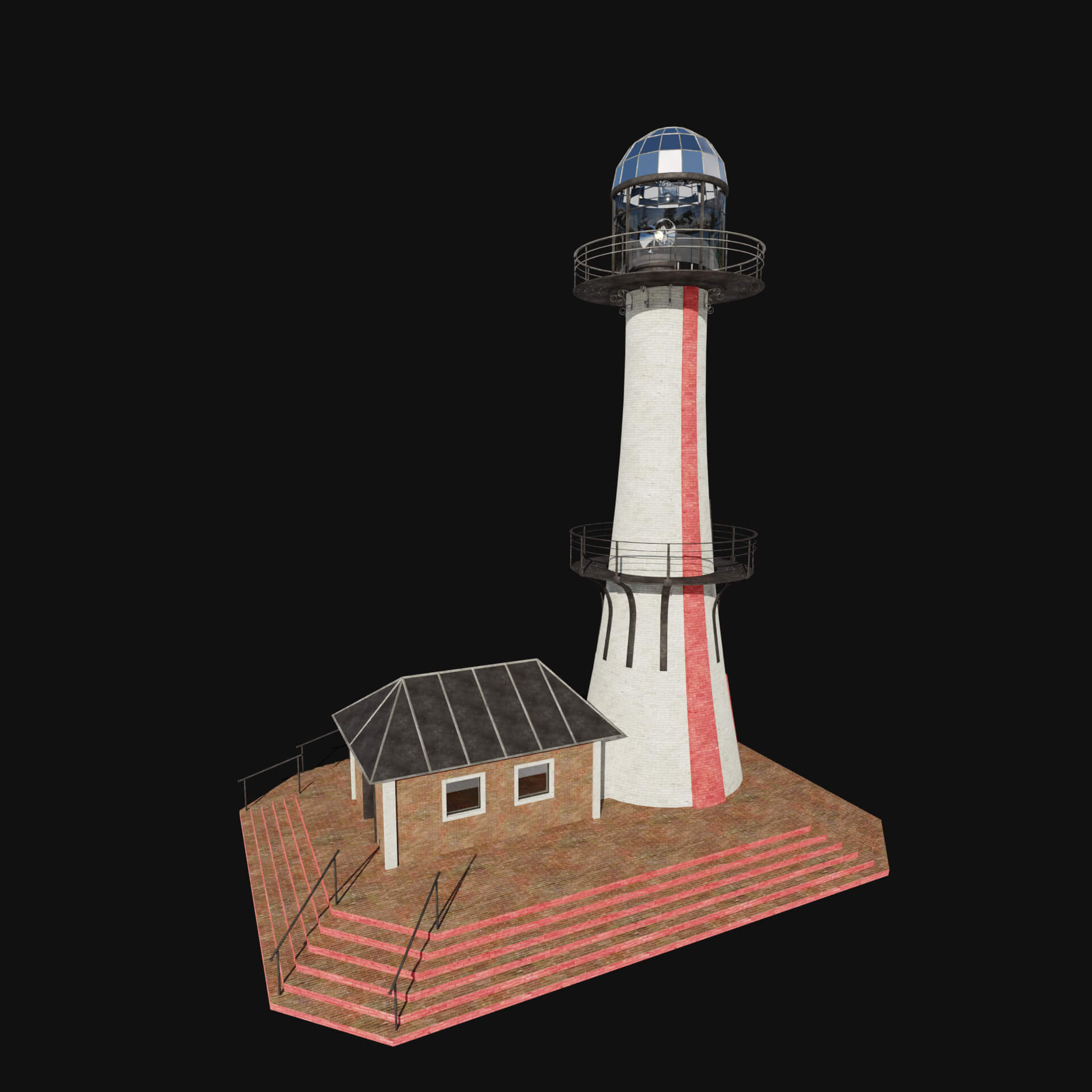 Lighthouse Watch Tower Collection - 3D Model by Enterables