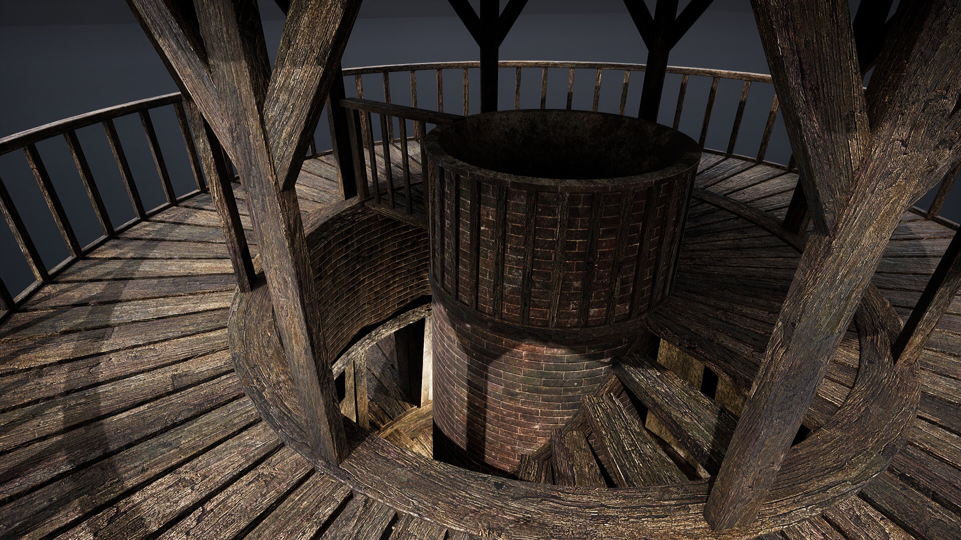 Medieval Watchtowers and Platforms Collection - 3D Model by Enterables