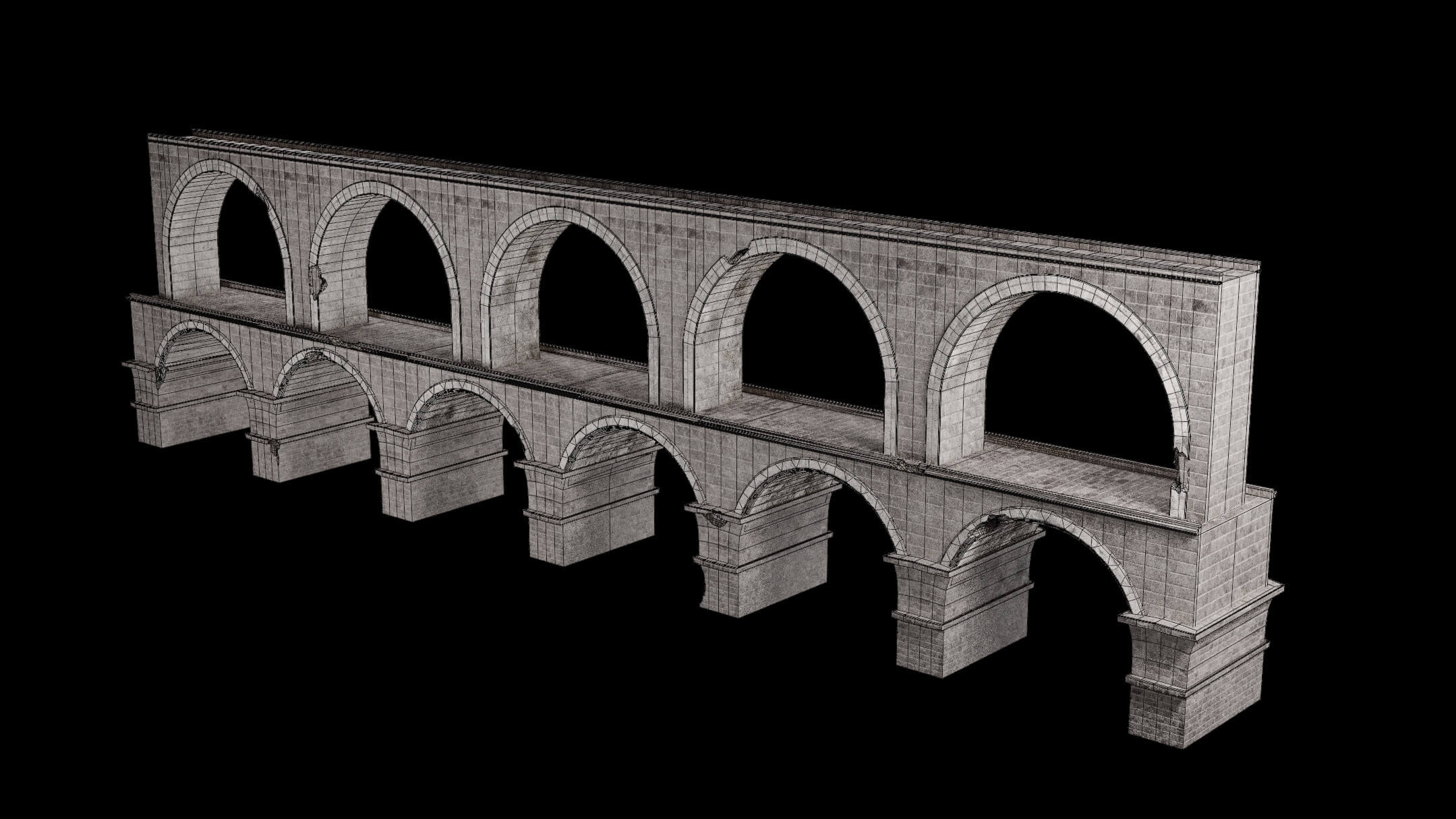 Roman Bridge Ancient Grece Collection - 3D Model by Enterables