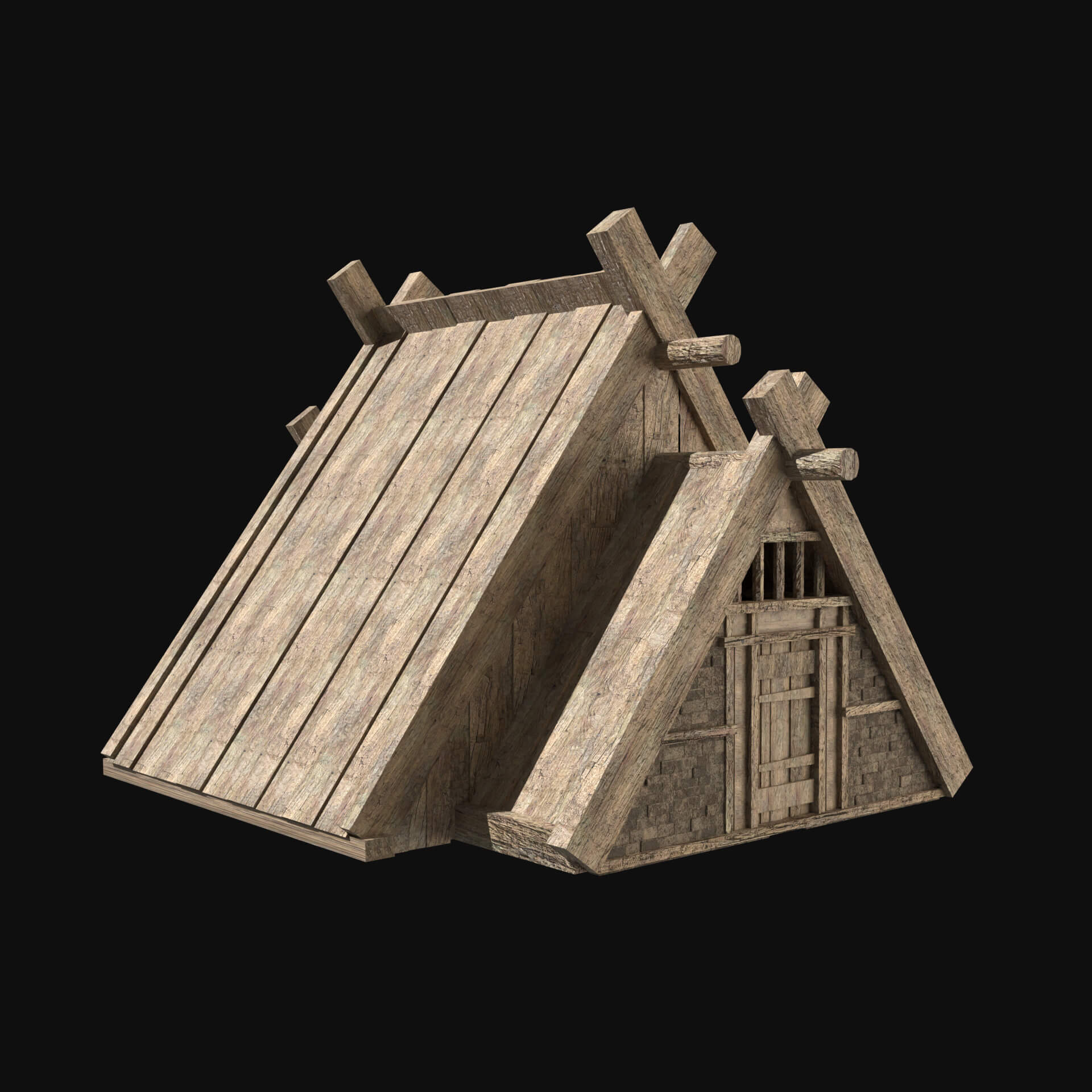 Viking Norseman Nordic House Collection 3D Model by Enterables