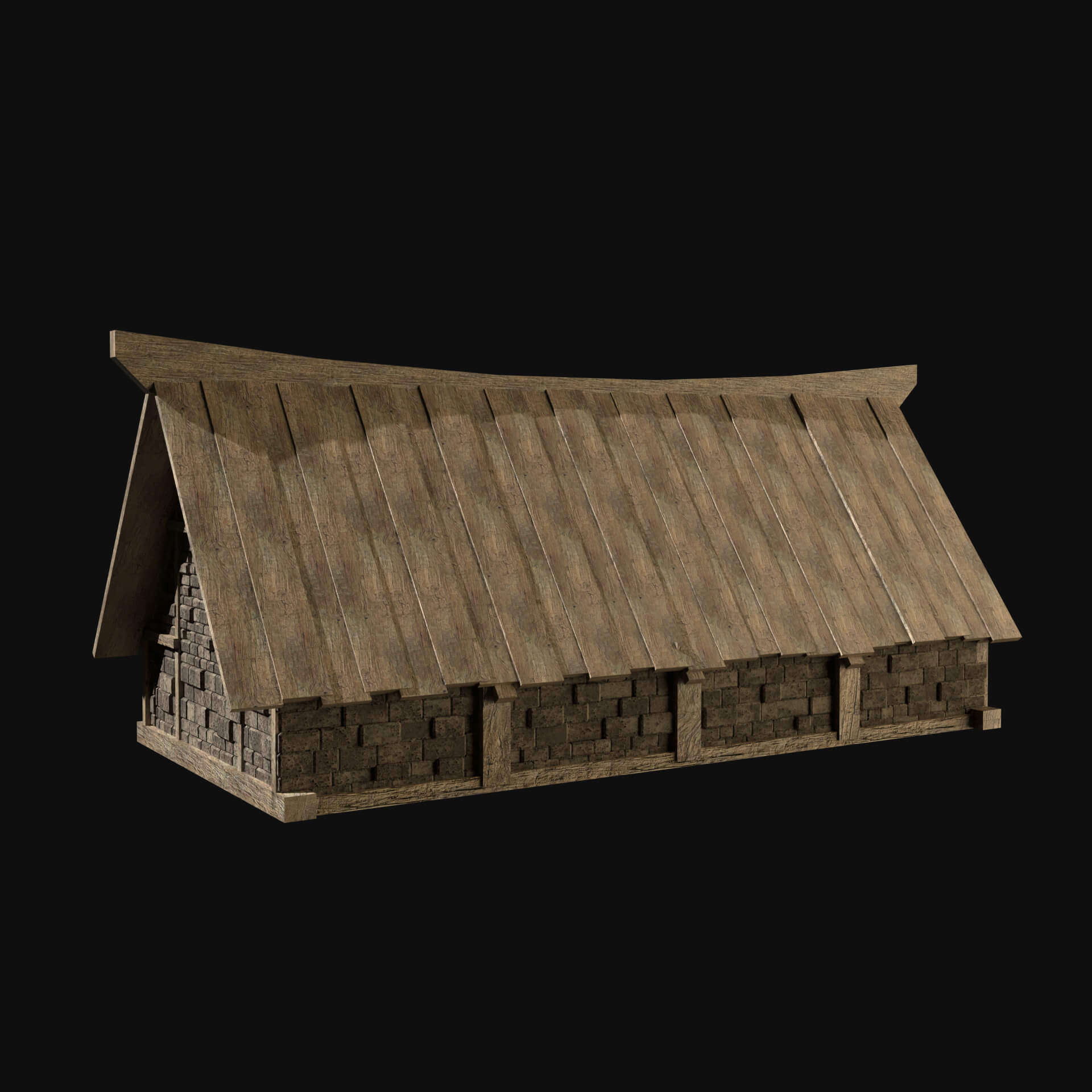 Viking Norseman Nordic House Collection 3D Model by Enterables