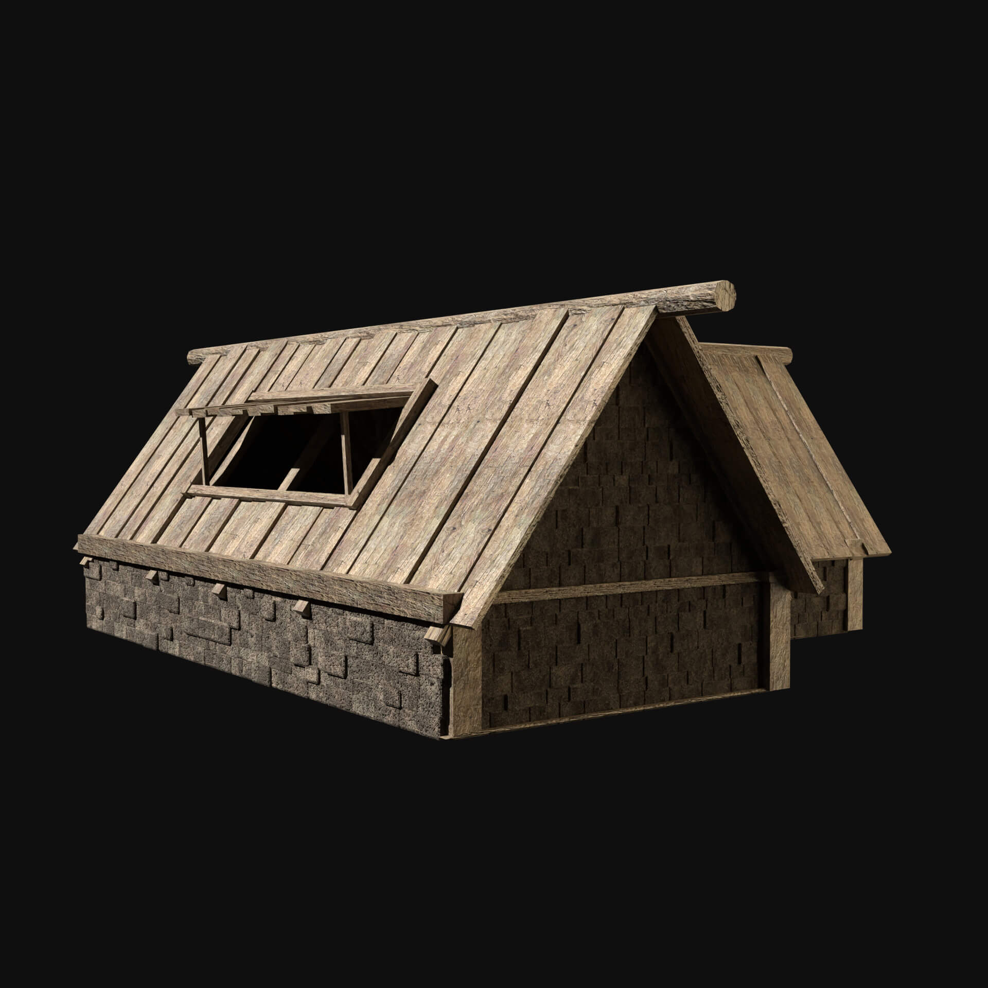 Viking Norseman Nordic House Collection 3D Model by Enterables