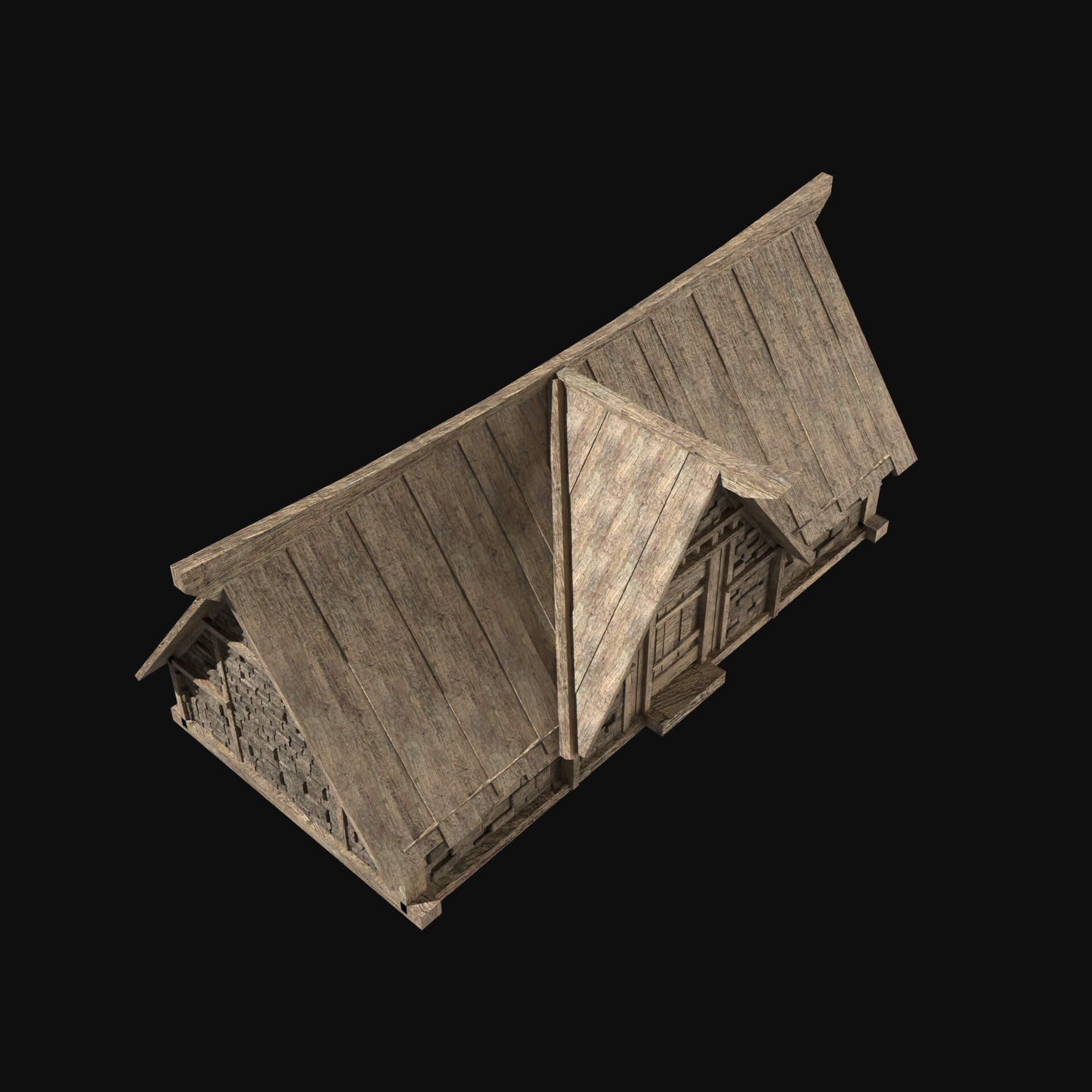 Viking Norseman Nordic House Collection 3D Model by Enterables