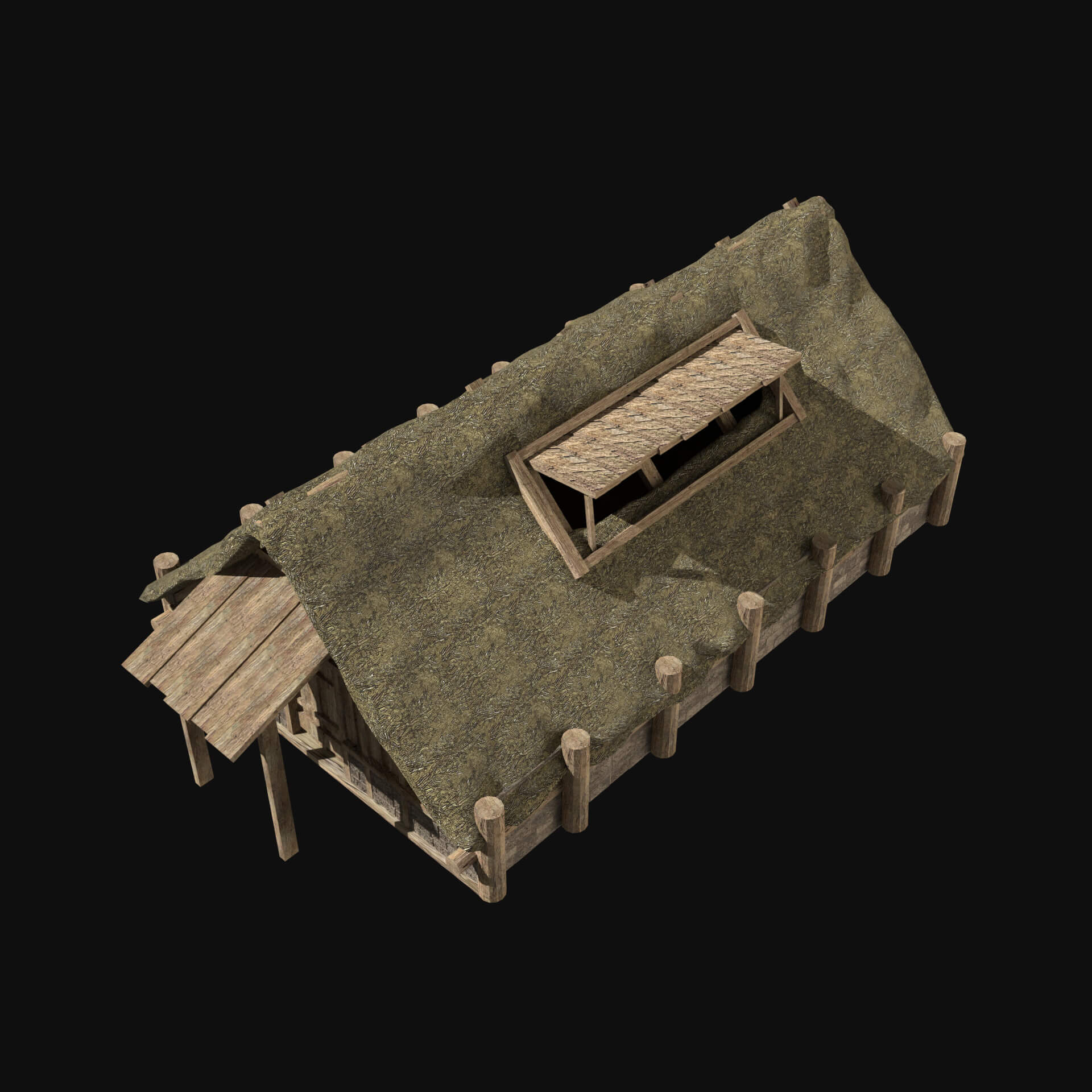 Viking Norseman Nordic House Collection 3D Model by Enterables