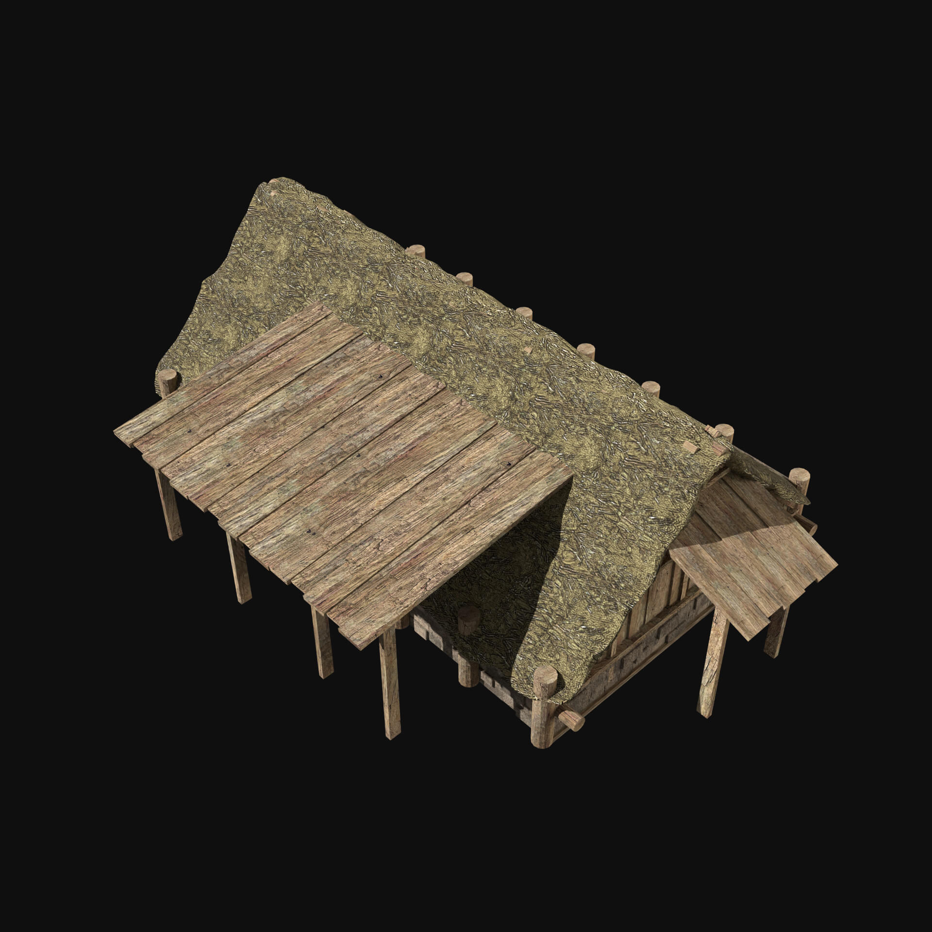 Viking Norseman Nordic House Collection 3D Model by Enterables