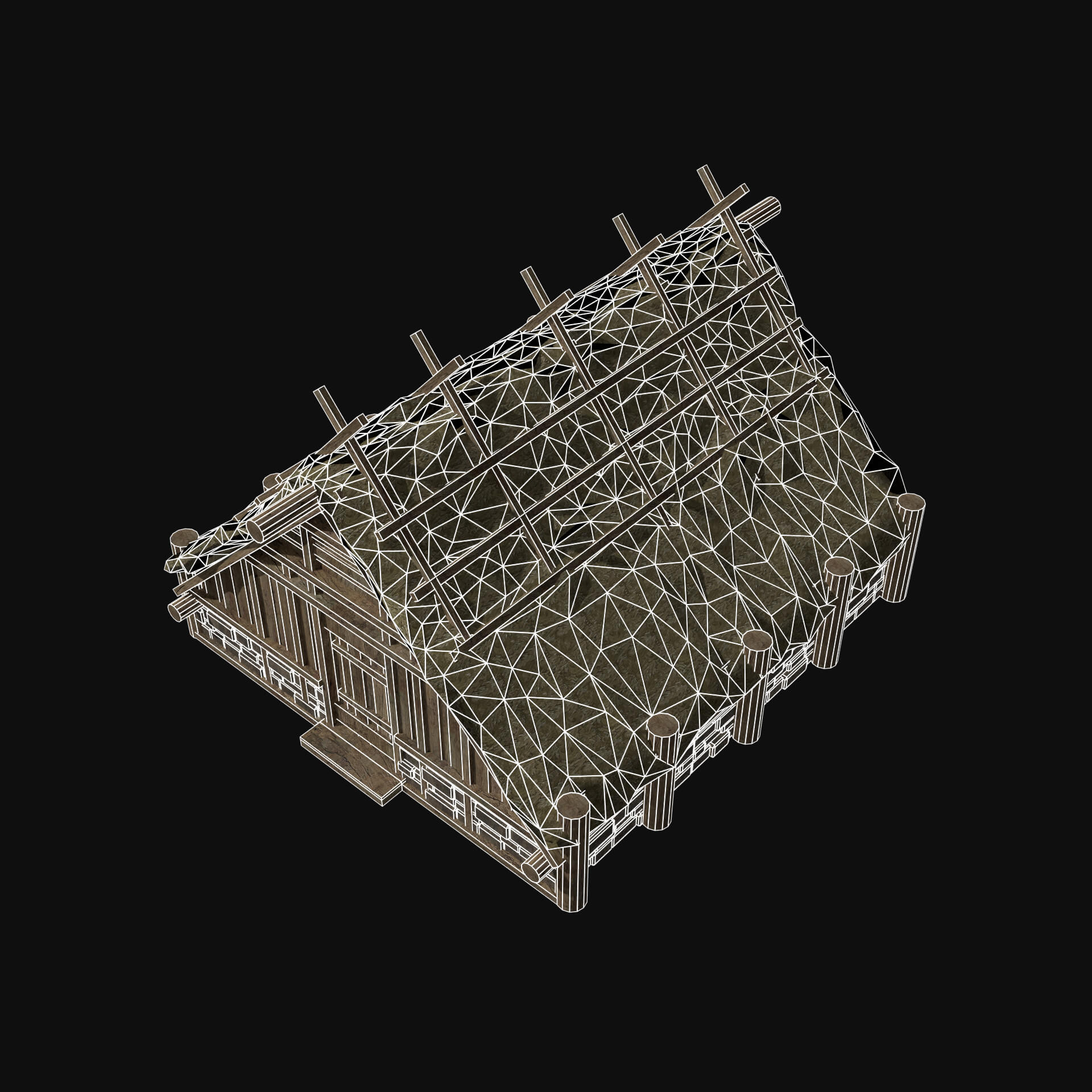 Viking Norseman Nordic House Collection 3D Model by Enterables