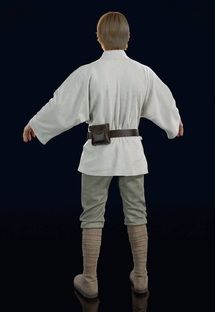 Luke Ep4 Star Wars 3d Model By Epoche