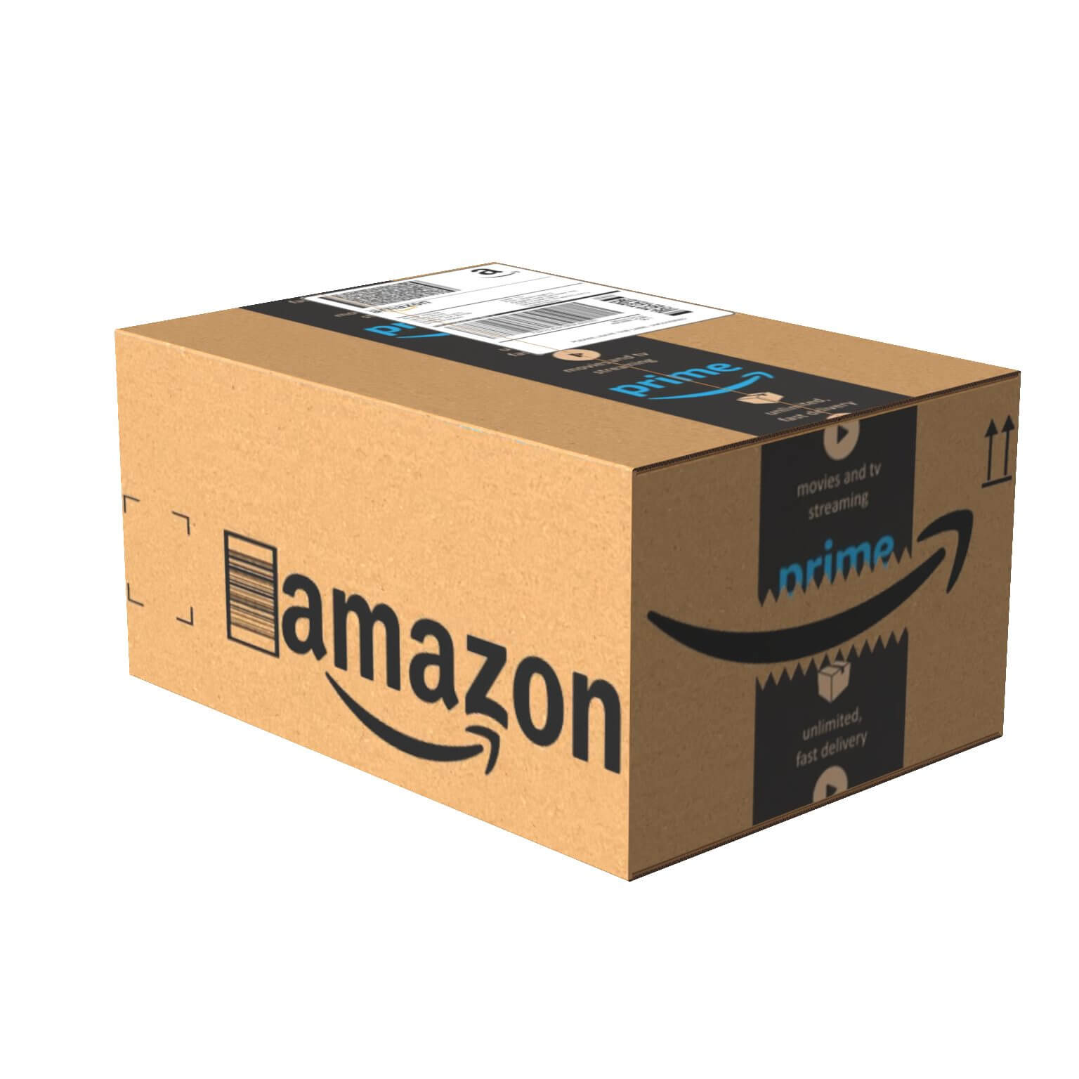 Single Amazon. Box Amazon Box 1A PBR 18 - 3D Model by ERTAN ZORLU