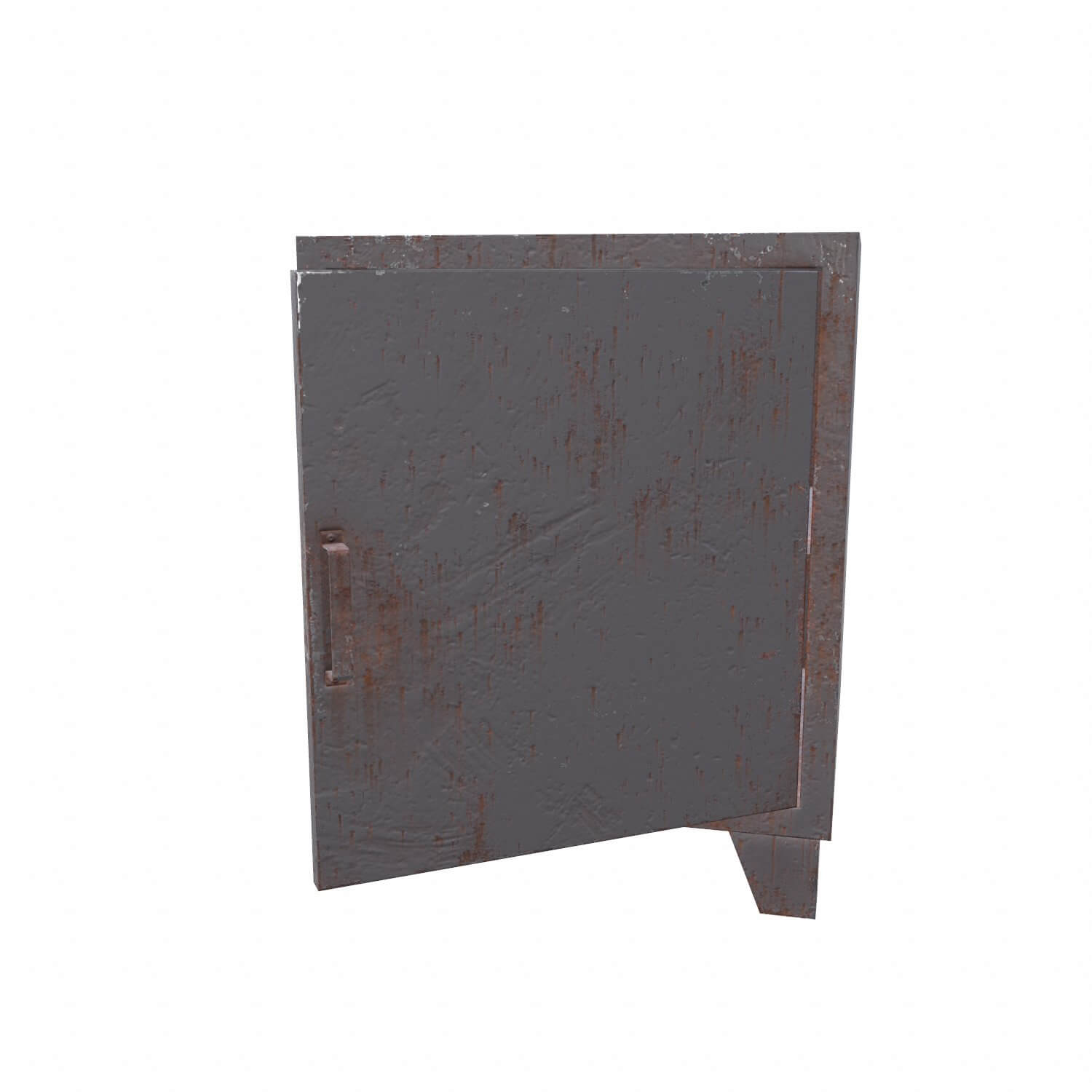 Bedside Metal Table - 01 3D Model by ERTAN ZORLU