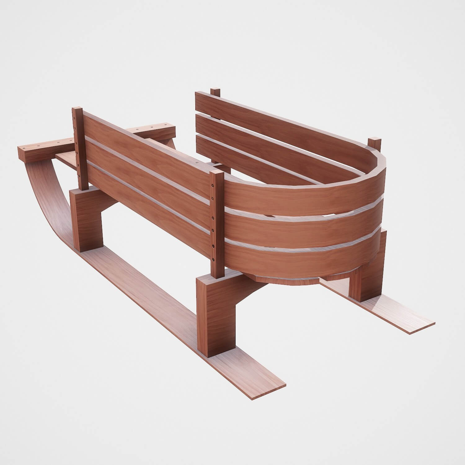 Snow Sledge 3D Model by ERTAN ZORLU