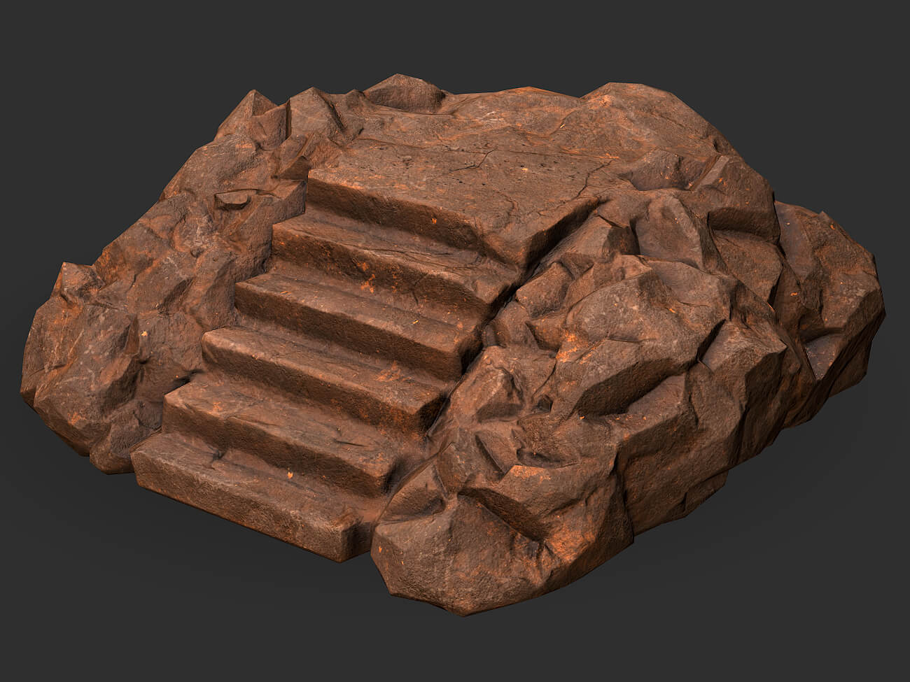 Stairs Stone 04 - 3D Model by ERTAN ZORLU