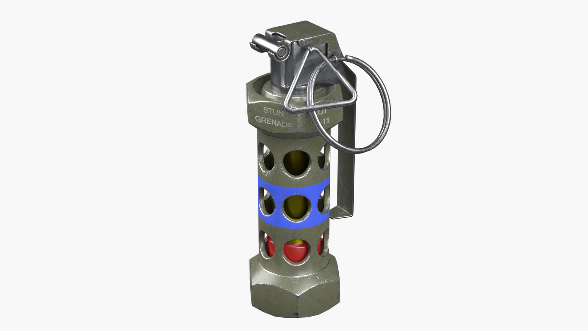 M84 Stun Grenade 3D Model by esfey