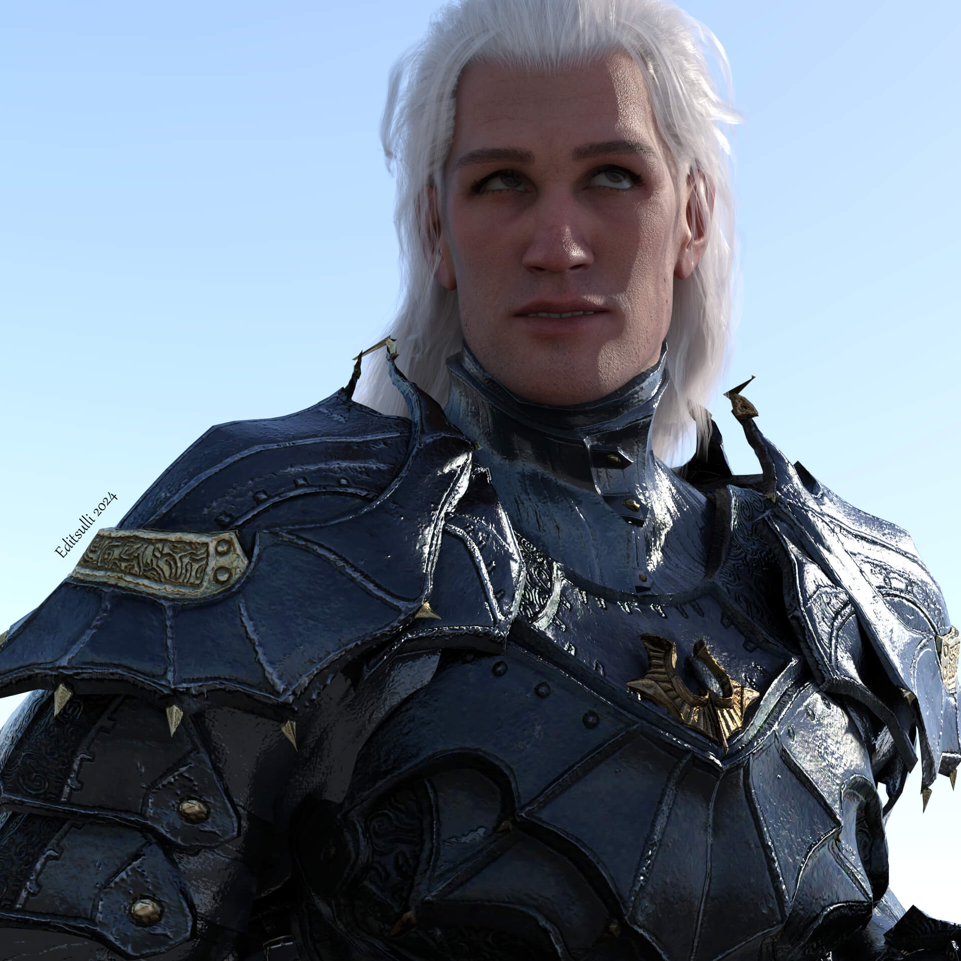 Daemon Targaryen 3D Render, Digital Art by ESulli