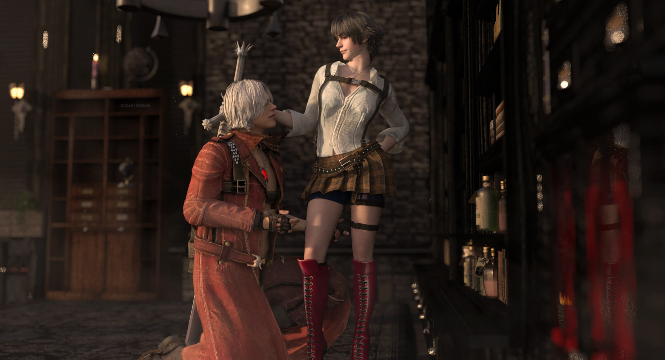 Dmc 3 Rendering Problem DMC 3 3D Render, Digital Art by ESulli