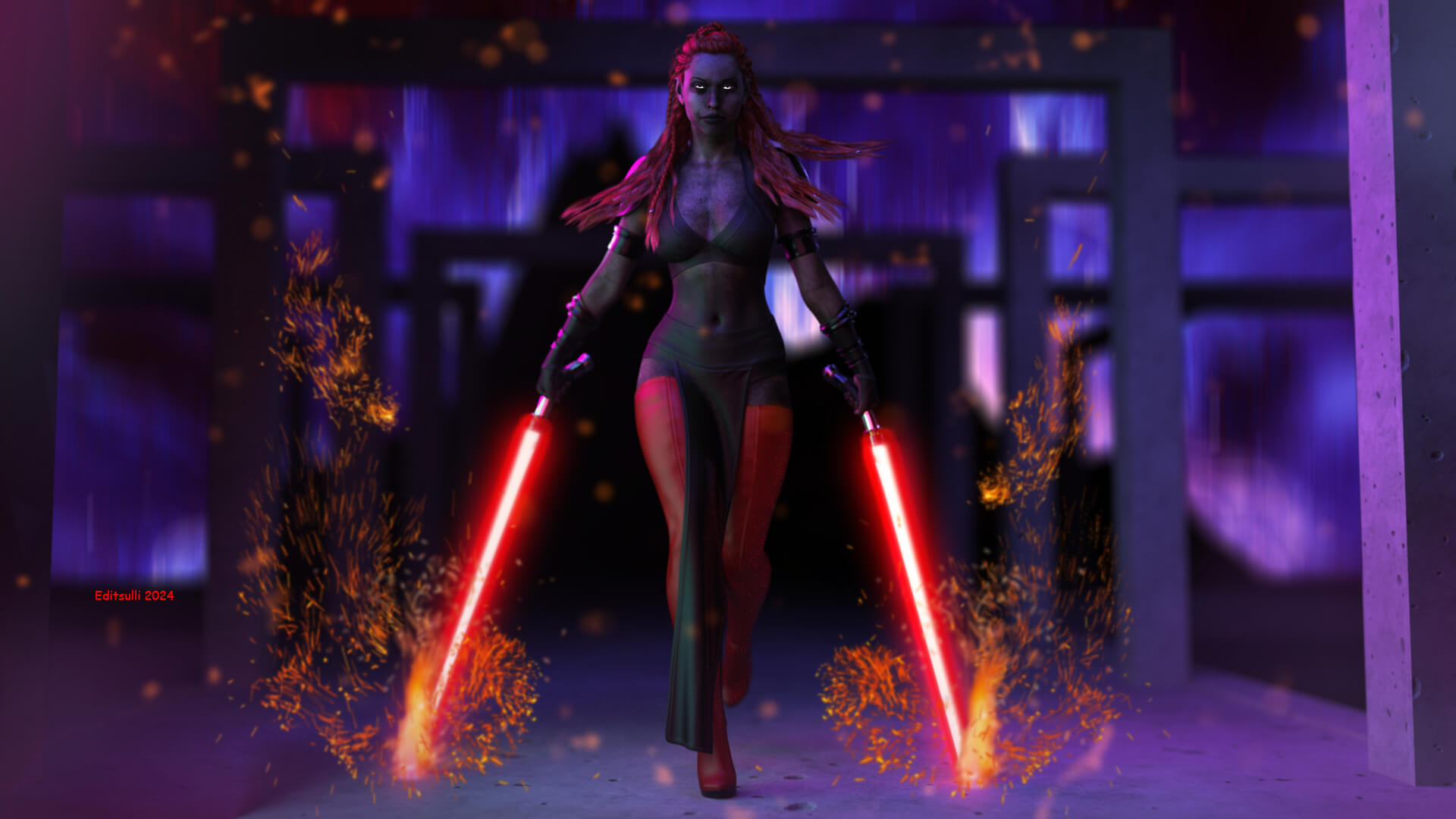 Sith 2 3D Render, Digital Art by ESulli