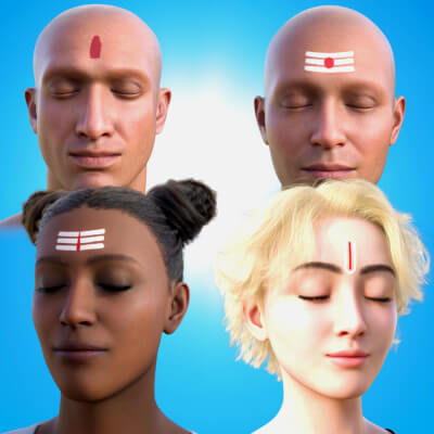 Sacred Tilaka Marks L.i.e. for Genesis 9