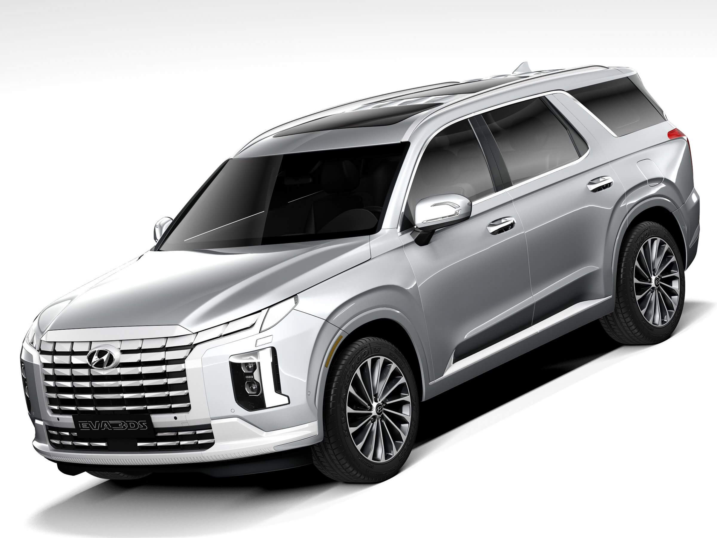 Hyundai Palisade 2021 3D Model by EVA3d