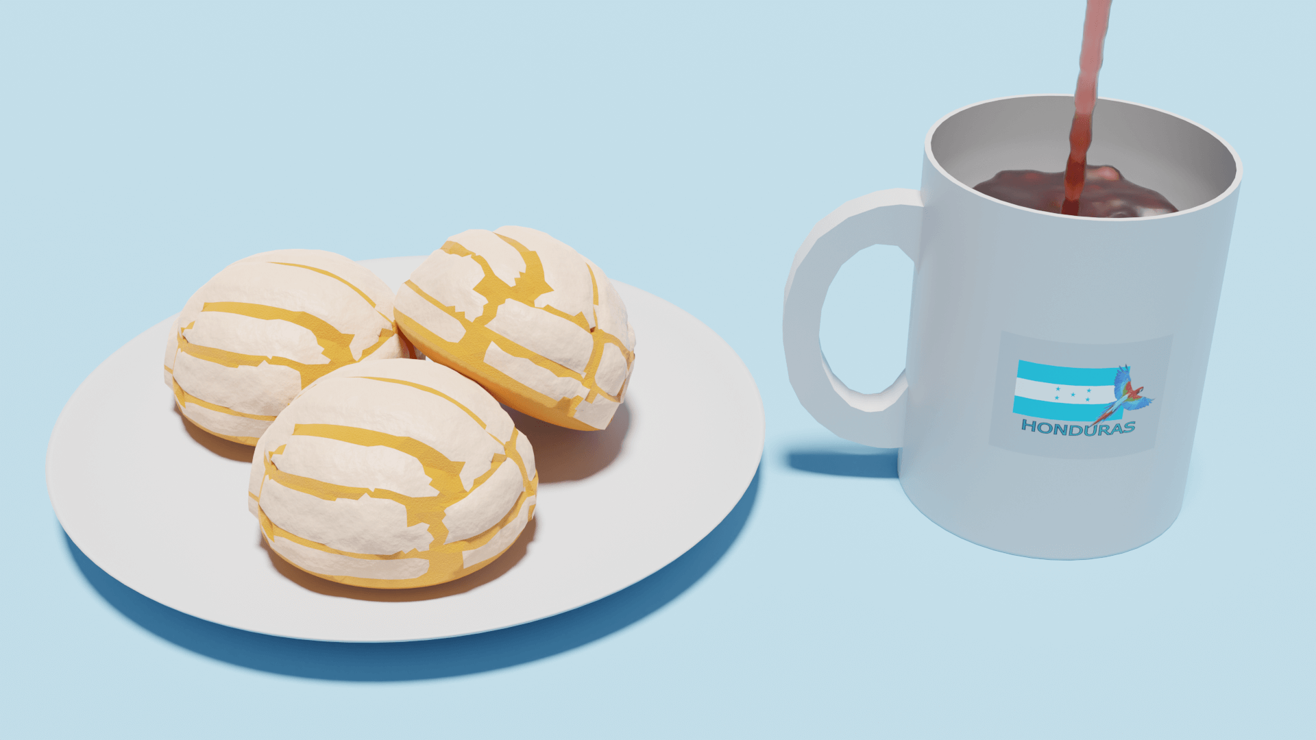 Honduran Semitas and Coffee Cycles 3D Render | RenderHub Gallery