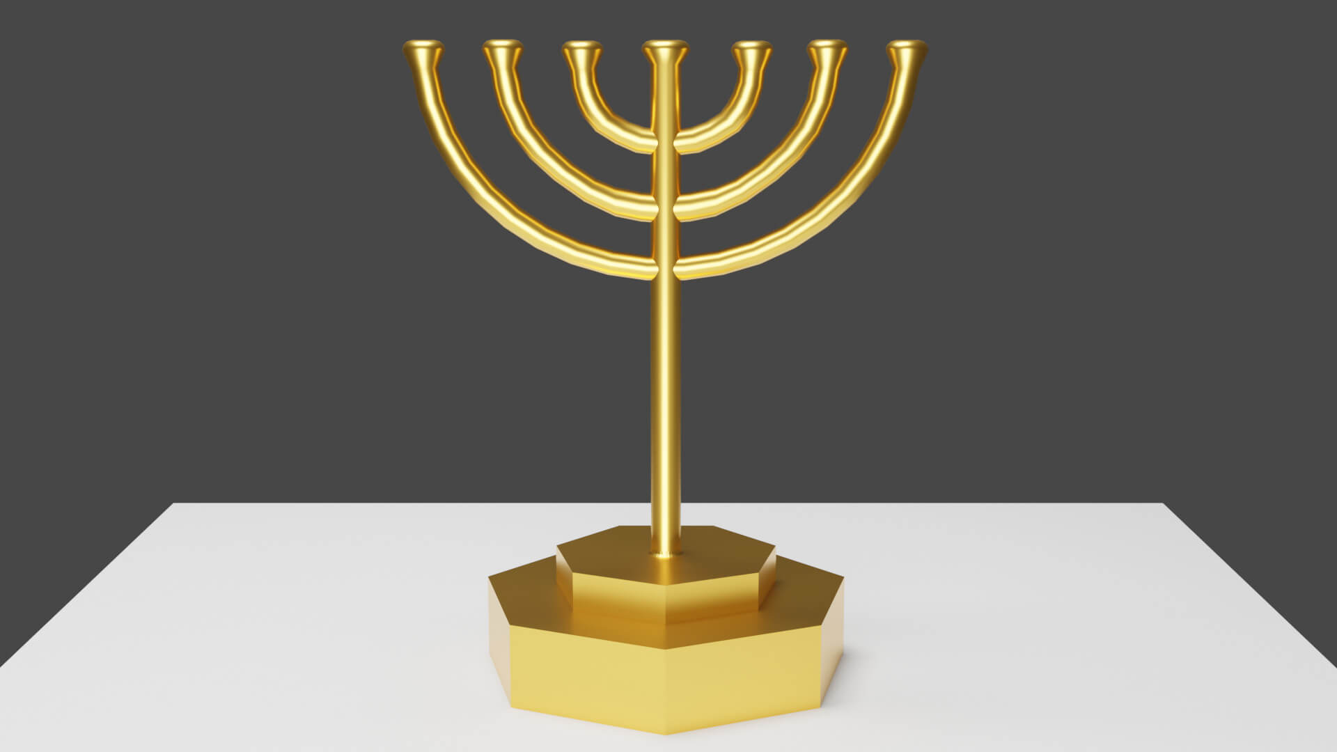 Menorahs/Lampstand 3D Model by Evelyns 3D Creations