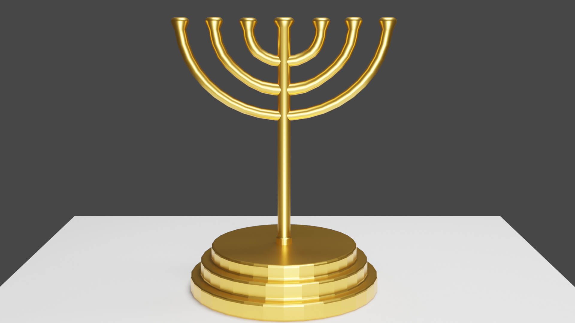 Menorahs/Lampstand 3D Model by Evelyns 3D Creations