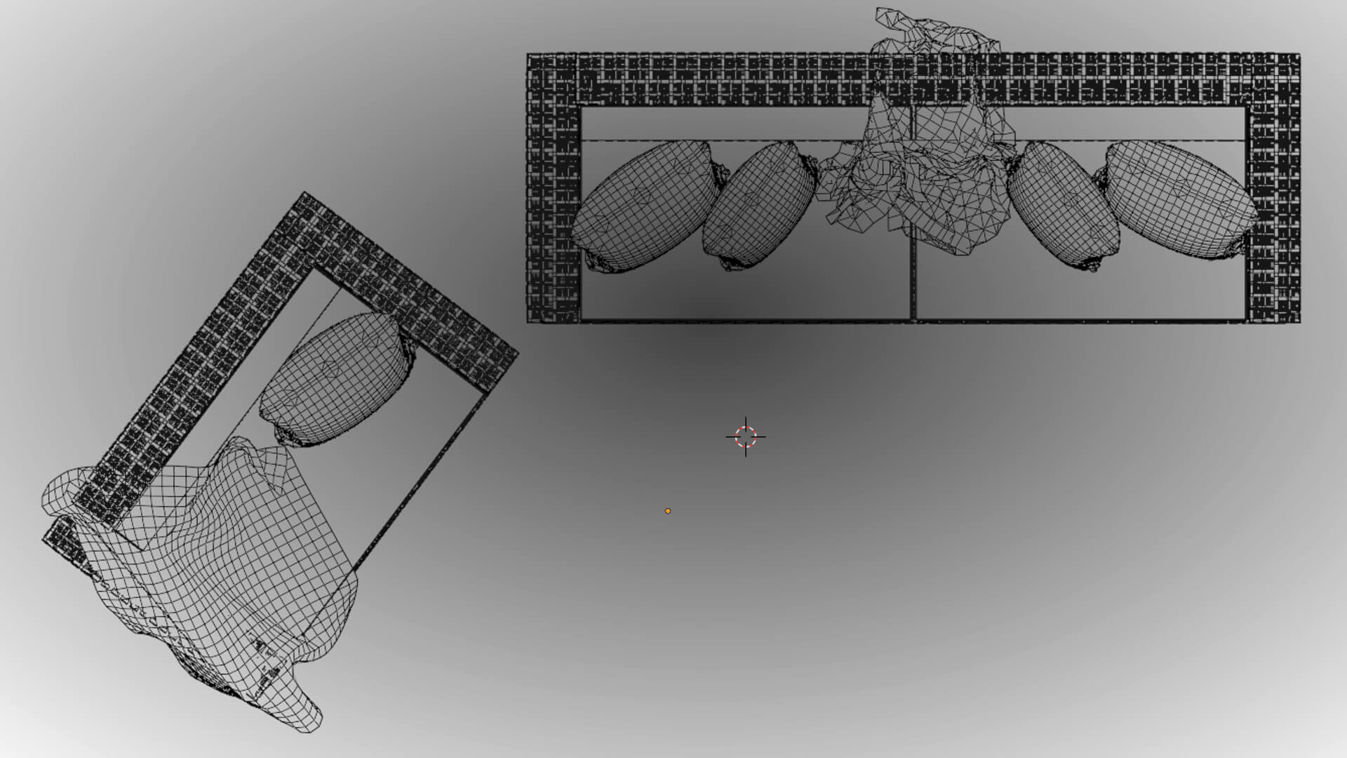 Wicker Sofa Set - 3D Model by Evelyns 3D Creations