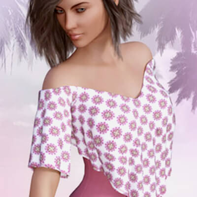 PinkLUV Summer Lovin for Genesis 3 Female by EvilInnocence