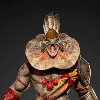Lizard Man Lizard Frilled