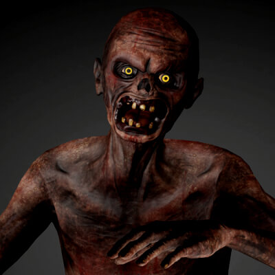 Zombie Base Mesh 4
