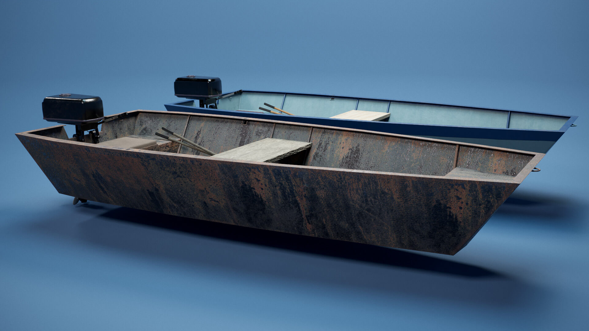 Metal Boats Pack - 3D Model by Evrika