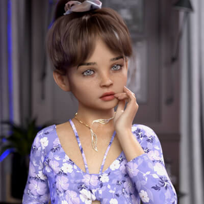 E3D Cassia Kid for Genesis 8 Female