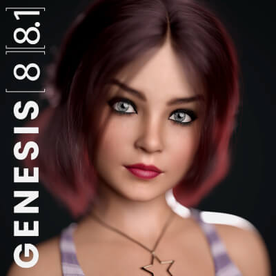 E3D Catherine Teen for Genesis 8/8.1 Female