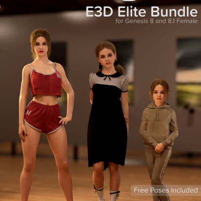 E3D Elita Bundle for Genesis 8 and 8.1 Female
