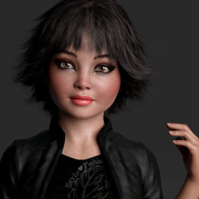 E3D Ellie Kid for Genesis 8.1 Female