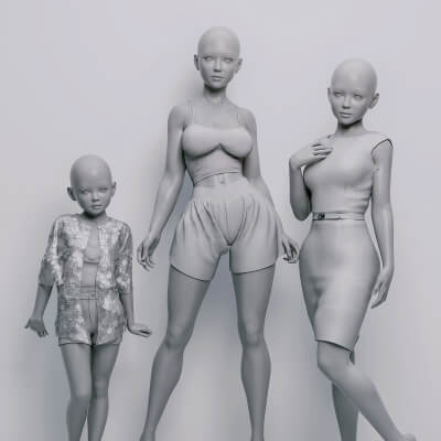 E3D Lucia Morph Pack for Genesis 8 and 8.1 Female